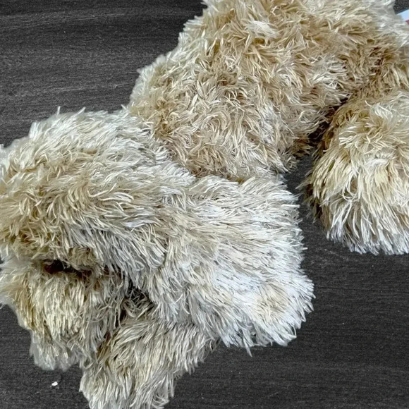 Gund Puppy Dog Plush Fluffy Stuffed Animal Toy Beige 14 " - Picture 5 of 14